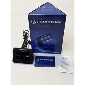 Elgato Stream Deck Mini 6 Key USB Controller 10GAI9901 W/ Box PC Mac Streaming